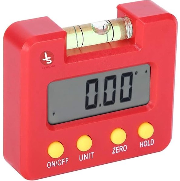 Mini Inclinometer – Digital Slope Meter 0-360°/±90° LCD Display, Backlit Screen | Strong Magnet Base, Data Hold | UAE Roofer Tiler Precise Angle Measurement Tool 